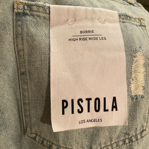 PISTOLA Bobbie High Rise Wide led jeans NWT - Picture 11 of 16